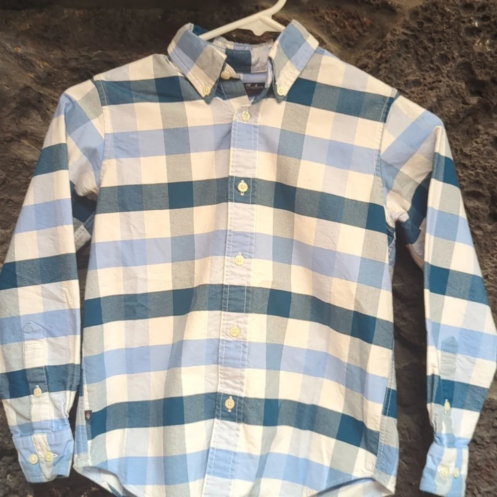 Brooks Brothers Blue and White Checkered Shirt - Picture 5 of 7